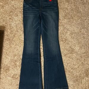 Women's Dark Blue Flared Jeans